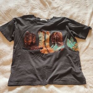 New Daydreamer Cowboy Boots Graphic T-Shirt